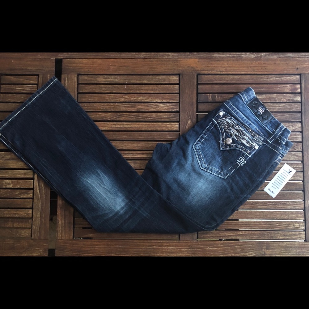 Miss me jeans Mid Rise Easy boot size 31 NWT